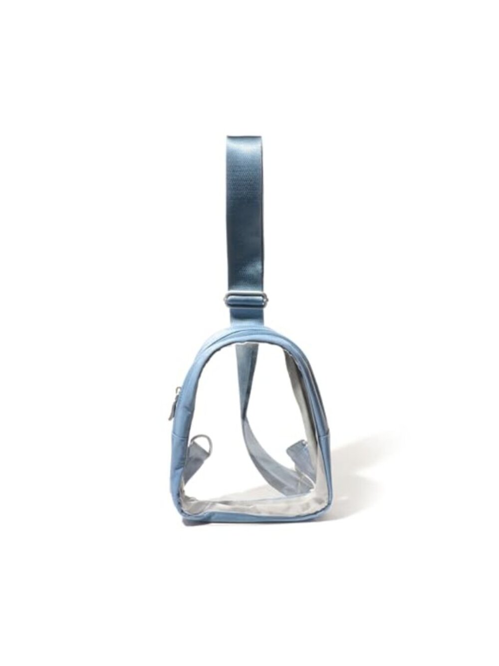 Clear Sling Crossbody Bag Water-Resistant Adjustable Stadium Bag Nylon